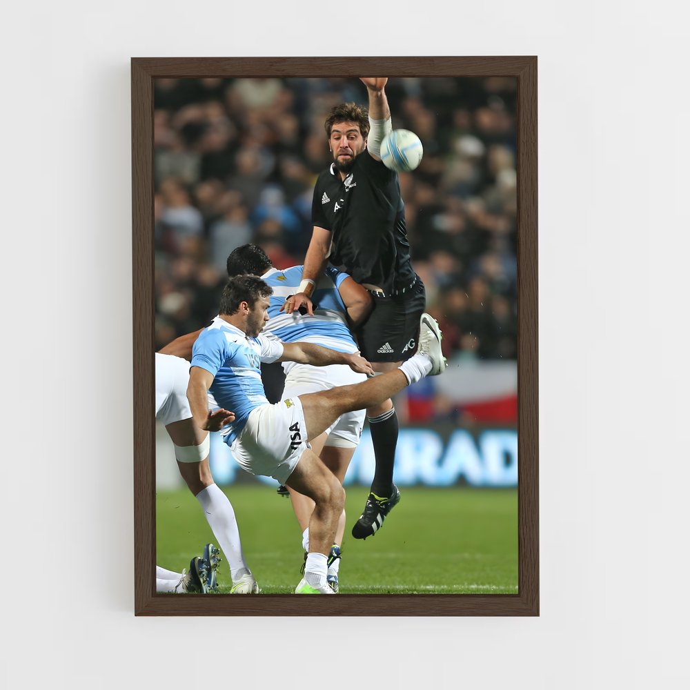 Poster L'Intensité du Plaquage – affiche Rugby (vue 5)